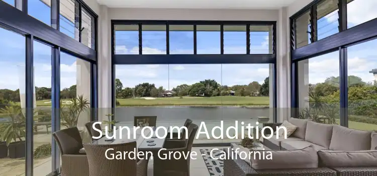 Sunroom Addition Garden Grove - California