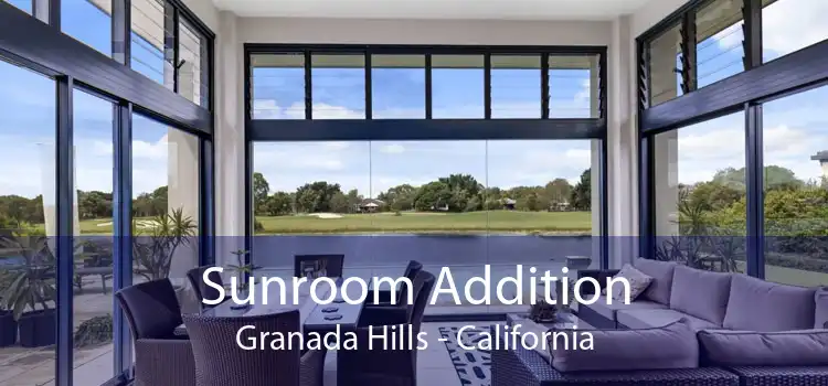 Sunroom Addition Granada Hills - California