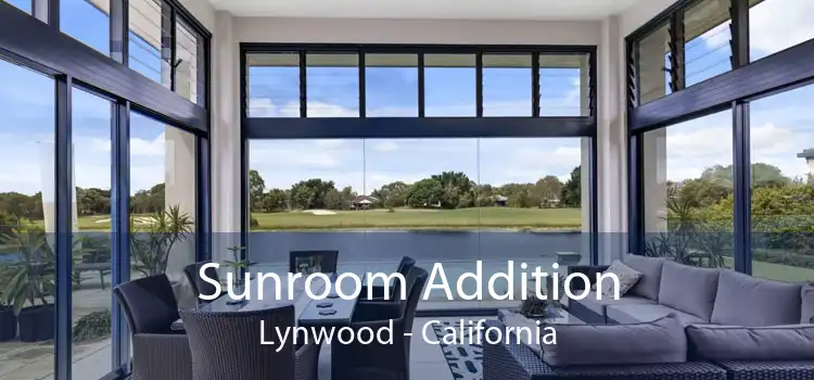 Sunroom Addition Lynwood - California