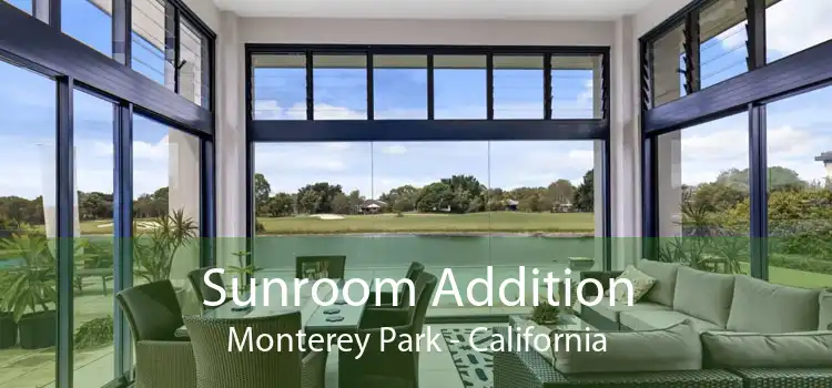 Sunroom Addition Monterey Park - California