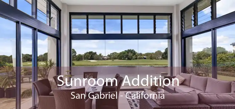 Sunroom Addition San Gabriel - California