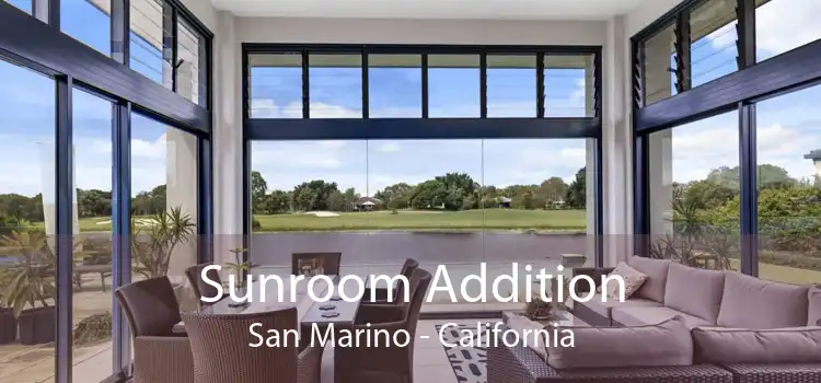 Sunroom Addition San Marino - California